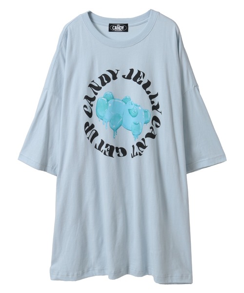 tシャツ JELLY PEPE BIG BIG Tシャツ レディース メンズ Candy Stripper tシャツ JELLY PEPE BIG Tシャツ レディース
