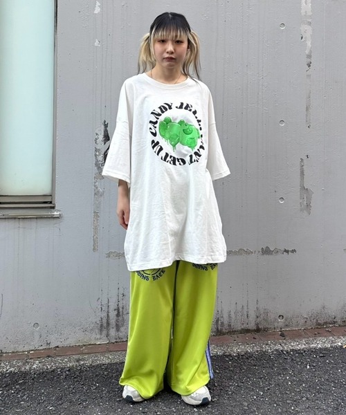 tシャツ JELLY PEPE BIG BIG Tシャツ レディース メンズ Candy Stripper tシャツ JELLY PEPE BIG Tシャツ レディース