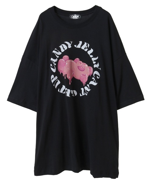 tシャツ JELLY PEPE BIG BIG Tシャツ レディース メンズ Candy Stripper tシャツ JELLY PEPE BIG Tシャツ レディース
