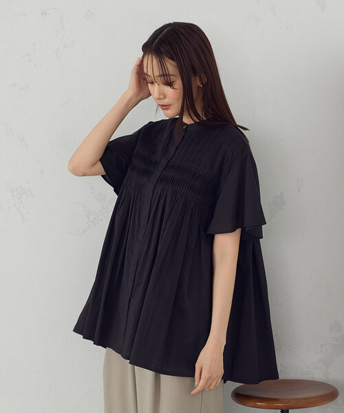 COMME CA ISM（コムサイズム） ブラウス シャツ インドコットン