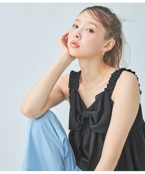 PEACH JOHN（ピーチジョン） キャミソール リボンモチーフキャミ