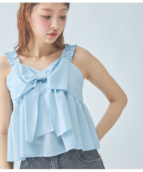 PEACH JOHN（ピーチジョン） キャミソール リボンモチーフキャミ