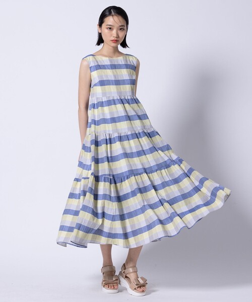 TOCCA（トッカ） ワンピース OPTICAL CUBE DRESS ドレス : ZOZOTOWN
