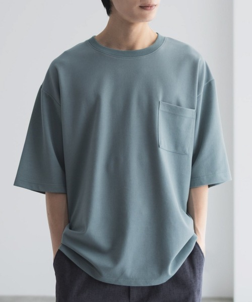 tシャツ 「新色追加/10色展開」着心地のよい冷感DRY オーバーサイズTシャツ ユニセックス メンズ レディース | NAVY（ファッション） | 06