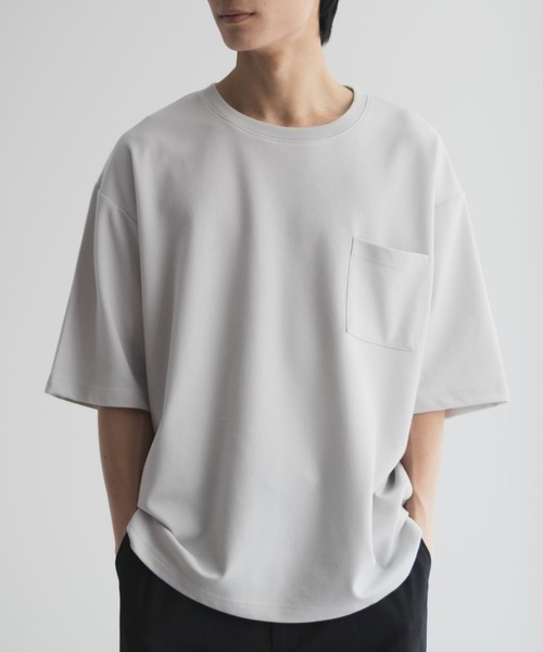 tシャツ 「新色追加/10色展開」着心地のよい冷感DRY オーバーサイズTシャツ ユニセックス メンズ レディース | NAVY（ファッション） | 03