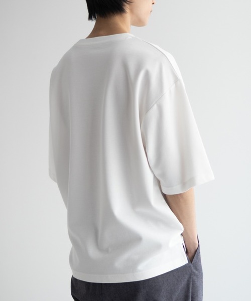 tシャツ 「新色追加/10色展開」着心地のよい冷感DRY オーバーサイズTシャツ ユニセックス メンズ レディース | NAVY（ファッション） | 15