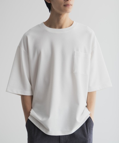 tシャツ 「新色追加/10色展開」着心地のよい冷感DRY オーバーサイズTシャツ ユニセックス メンズ レディース | NAVY（ファッション） | 13