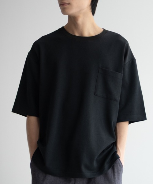 tシャツ 「新色追加/10色展開」着心地のよい冷感DRY オーバーサイズTシャツ ユニセックス メンズ レディース | NAVY（ファッション） | 17