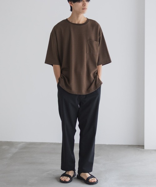 tシャツ 「新色追加/10色展開」着心地のよい冷感DRY オーバーサイズTシャツ ユニセックス メンズ レディース | NAVY（ファッション） | 27
