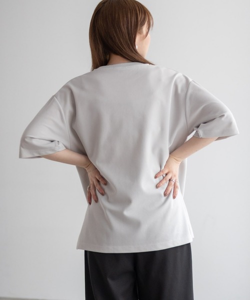 tシャツ 「新色追加/10色展開」着心地のよい冷感DRY オーバーサイズTシャツ ユニセックス メンズ レディース | NAVY（ファッション） | 26