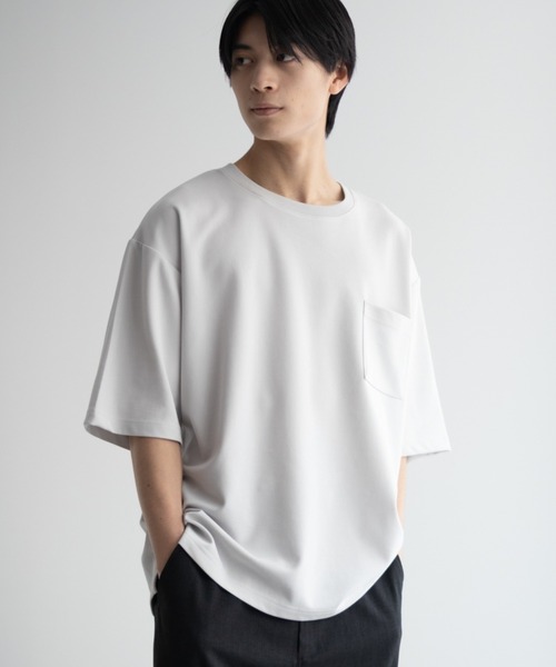 tシャツ 「新色追加/10色展開」着心地のよい冷感DRY オーバーサイズTシャツ ユニセックス メンズ レディース | NAVY（ファッション） | 12