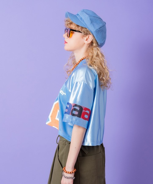 新品未使用PLAVE why？クロップトップTシャツSサイズ ankoROCK tシャツ a.p.o.v. -ankoROCK's select- クロップド丈