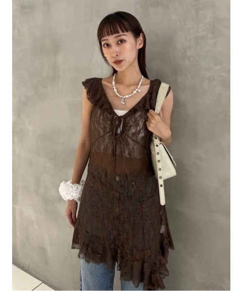 4°C オパールのチャーム SLY ネックレス FAUX PEARL CHARM N/C フォーパール チャーム