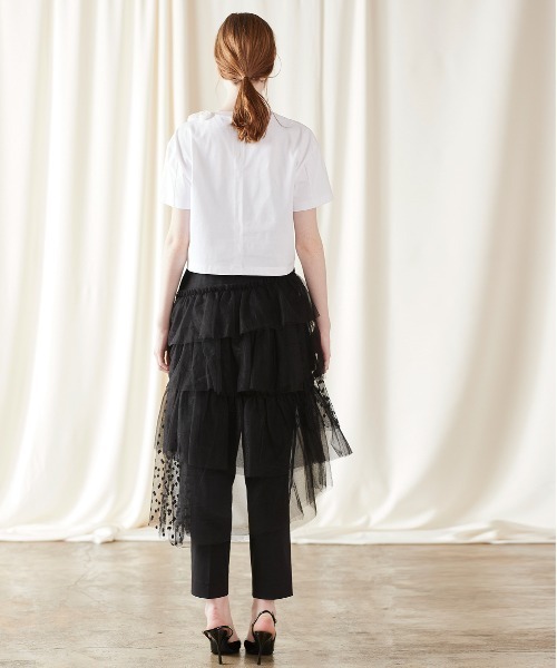 新品タグ付　Marilyn Moon ラッフルプリーツレイヤードスカート 新品タグ付 Marilyn Moon ラッフルプリーツレイヤードスカート Marilyn