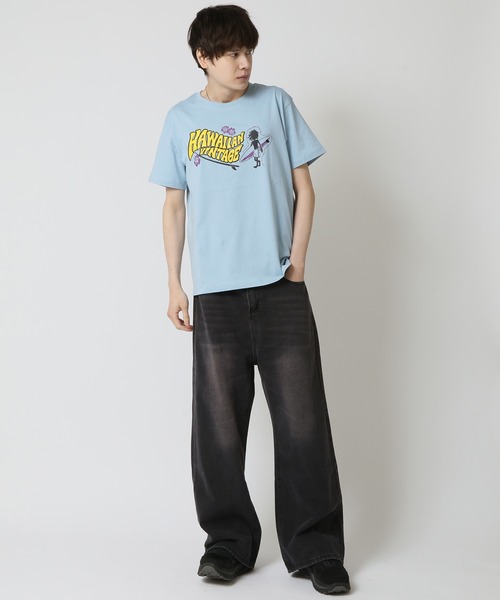 ARCADE tシャツ サーフプリント クルーネック半袖Tシャツ PRIMAL