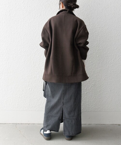 最終セール中!【☆新品未使用】familiar ピーコート 140cm SHIPS any 「SHIPS any」 ピーコート X-LARGE ネイビー メンズ