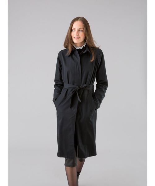 agnes b.（アニエスベー） トレンチコート 36 ブラック レディース