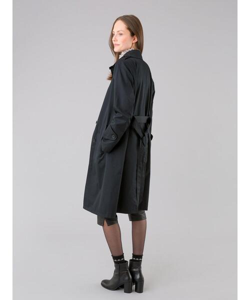 agnes b.（アニエスベー） トレンチコート 36 ブラック レディース