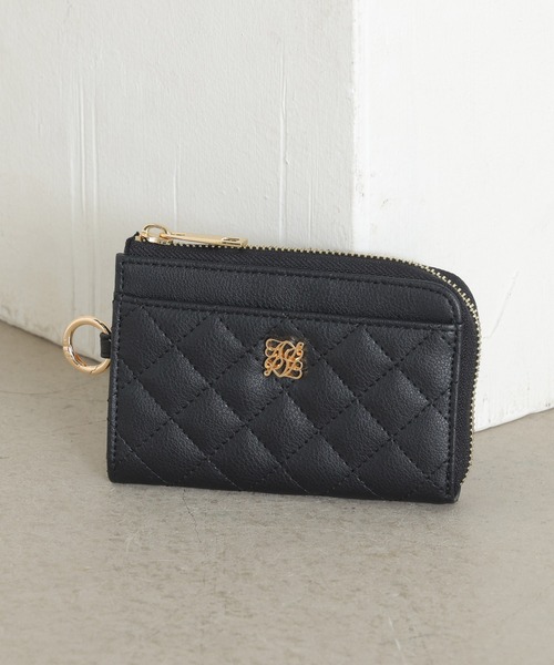 ALTROSE（アルトローズ） カードケース マチ付き キーチェーン 財布