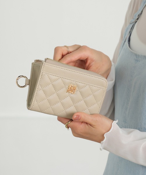 ALTROSE（アルトローズ） カードケース マチ付き キーチェーン 財布