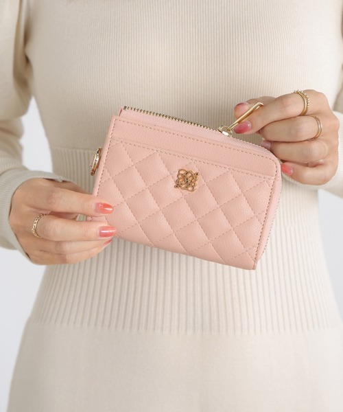 ALTROSE（アルトローズ） カードケース マチ付き キーチェーン 財布