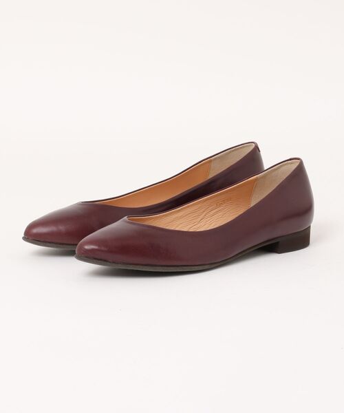美品♡レザー調パンプス made in japan（L'avenue／レディースファッション