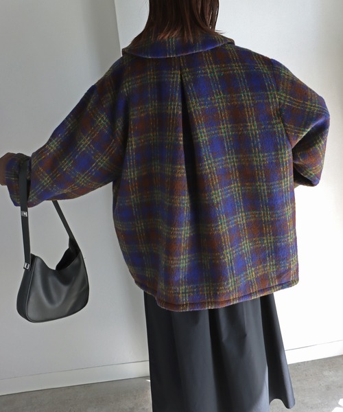 「COURO」 ピーコート M オレンジ レディース_画像3