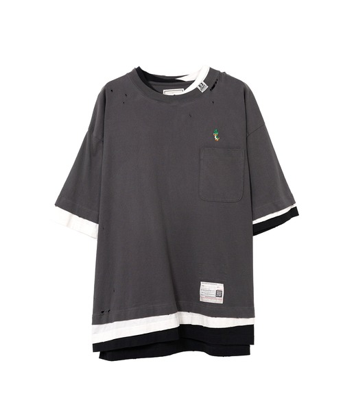 メゾンミハラヤスヒロ Tシャツ サイズ48 MAISON MIHARA YASUHIRO（メゾン ミハラヤスヒロ） tシャツ Triple
