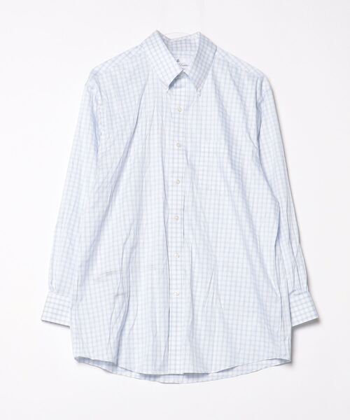 ⑨Brooks Brothers 大特価 チェックシャツ 16½-32 BROOKS BROTHERS シャツ ストレッチオックスフォード ギンガム