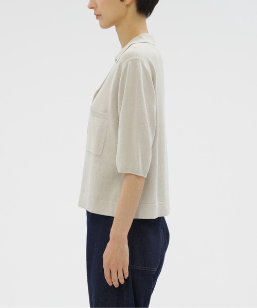 ニット セーター HIGHGAUGE COTTON LINEN レディース MHL.（エムエイチエル）の「HIGHGAUGE COTTON LINEN（ニット
