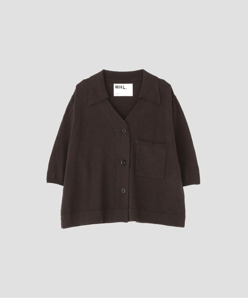 ニット セーター HIGHGAUGE COTTON LINEN レディース MHL.（エムエイチエル）の「HIGHGAUGE COTTON LINEN（ニット