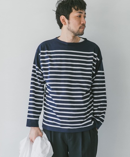 「URBAN RESEARCH DOORS」 長袖Tシャツ MEDIUM グリーン メンズ