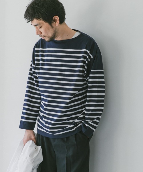 「URBAN RESEARCH DOORS」 長袖Tシャツ MEDIUM グリーン メンズ