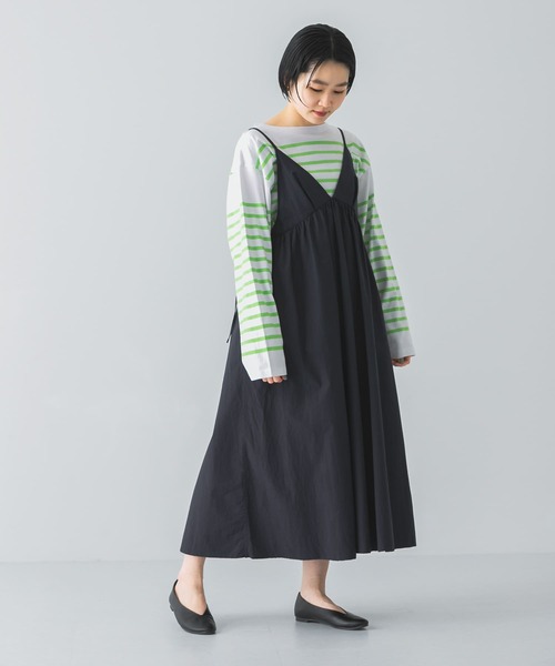 「URBAN RESEARCH DOORS」 長袖Tシャツ MEDIUM グリーン メンズ