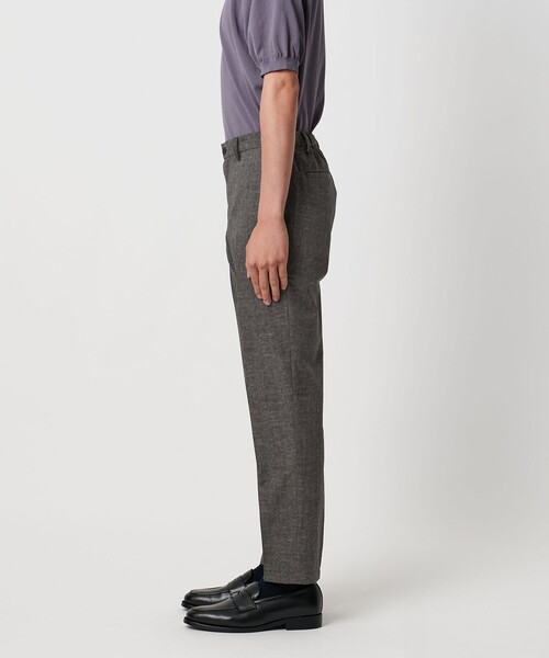 新品未使用　UNITED ARROWS　スラックス 46 UNITED ARROWS - UNITED ARROWS スラックス 46(M位) グレー