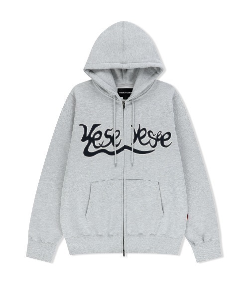パーカー・フーディ YESEYESEE Y.E.S Snail Logo Zip-up Hoodie 4NY129 YESEYESEE パーカー Y.E.S Snail Logo Zip-up Hoodie メンズ