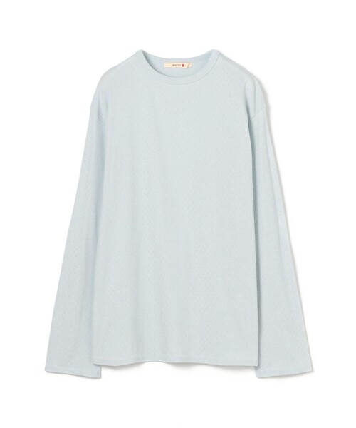 tシャツ ハイツイストレース コットンロングプルオーバー レディース