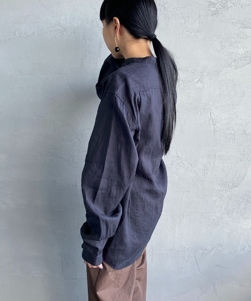 Danton 「DANTON」 長袖ブラウス 40 ホワイト レディース
