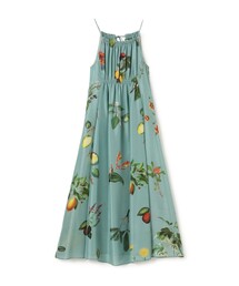 ギャバン　CABaN キャミワンピース CABaN（キャバン） ワンピース シルク Green Showerプリント