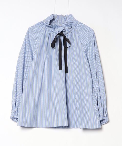 UNITED ARROWS ホワイト 長袖ブラウス UNITED ARROWS（ユナイテッドアローズ）の「フラワーチュール