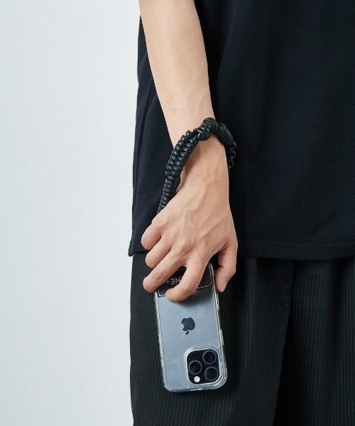 スマホアクセサリー A SCENE Design paracord strap-leather- Design paracord strap -leather- – A SCENE
