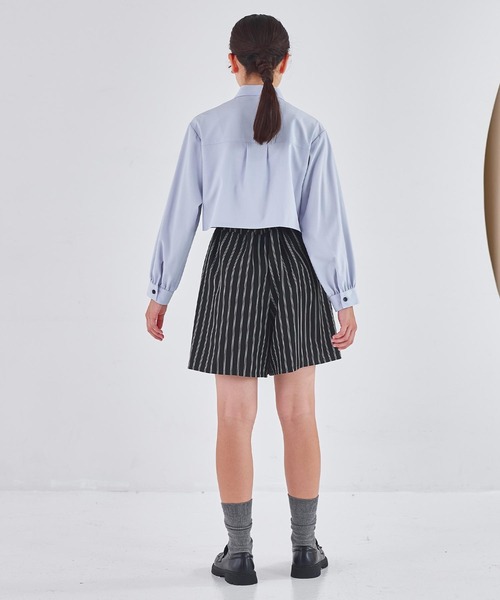 CHOPIN（ショパン） セットアップ 短丈シャツ＆ラップキュロット