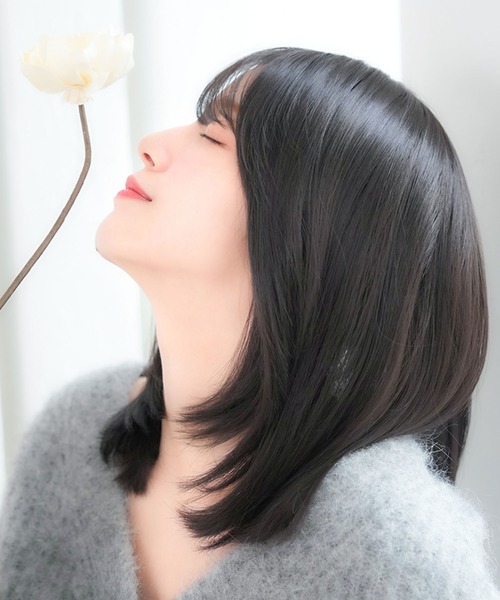 ウィッグ エクステ 「フルウィッグ・ミディアム」天使のミルムボブ レディース_8