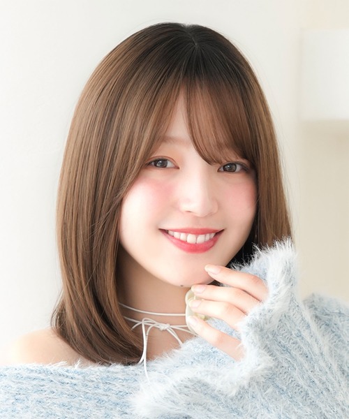 ウィッグ エクステ 「フルウィッグ・ミディアム」天使のミルムボブ レディース_18