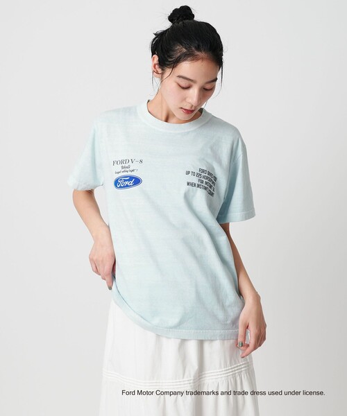 tシャツ 「別注」「GOOD ROCK SPEED」FORD ロゴTシャツ レディース