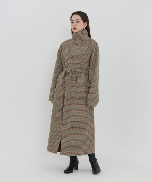 [TINA:JOJUN] пальто с отложным воротником M бежевый женский 