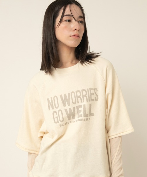 tシャツ M2529 ブロックインレイロゴプルオーバー レディース