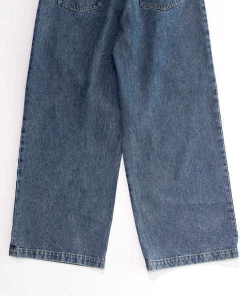 「MAISON SPECIAL」 ダメージ加工デニムパンツ 36 ブルー レディース
