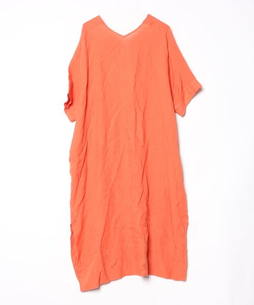 「FRAMeWORK」 ドルマンスリーブワンピース FREE オレンジ レディース_画像2