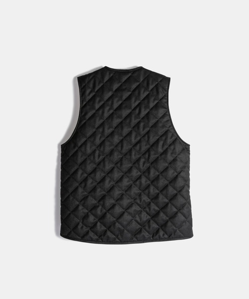 LAVENHAM（ラベンハム） ベスト ジレ Black Edition Wool Button Front